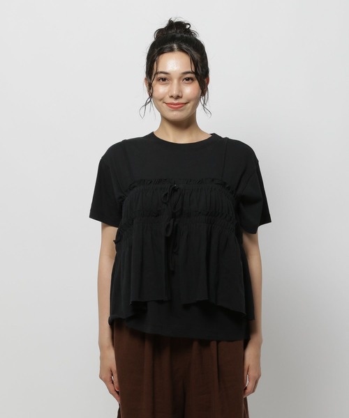 niko and...(ニコアンド)の「マルチWAYTシャツセット(Tシャツ/カットソー・レディース・オフホワイト/ブラック・FREE)」の9枚目の写真