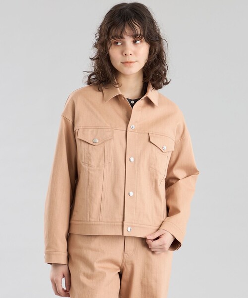 MACKINTOSH PHILOSOPHY(マッキントッシュ フィロソフィー)の「GREY LABEL デニムトラッカージャケット(デニムジャケット・レディース・ブルー/ダークネイビー/オレンジ・2/6)」の3枚目の写真