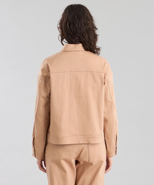 MACKINTOSH PHILOSOPHY(マッキントッシュ フィロソフィー)の「GREY LABEL デニムトラッカージャケット(デニムジャケット・レディース・ブルー/ダークネイビー/オレンジ・2/6)」の7枚目の写真