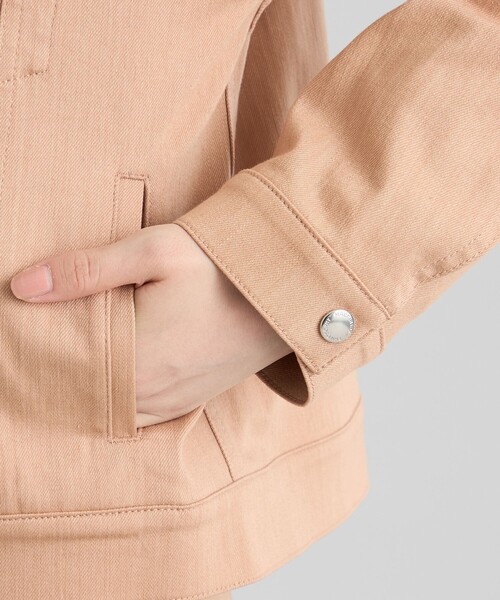 MACKINTOSH PHILOSOPHY(マッキントッシュ フィロソフィー)の「GREY LABEL デニムトラッカージャケット(デニムジャケット・レディース・ブルー/ダークネイビー/オレンジ・2/6)」の9枚目の写真