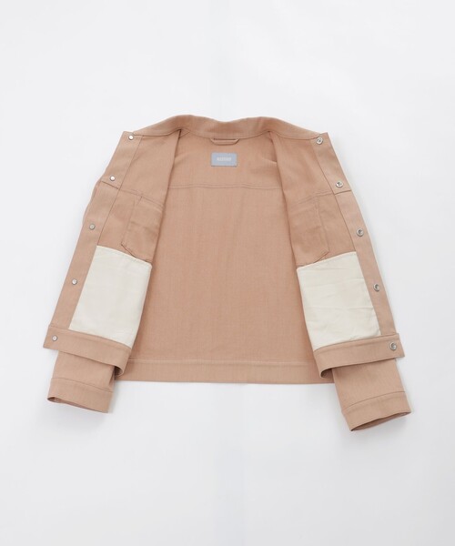 MACKINTOSH PHILOSOPHY(マッキントッシュ フィロソフィー)の「GREY LABEL デニムトラッカージャケット(デニムジャケット・レディース・ブルー/ダークネイビー/オレンジ・2/6)」の11枚目の写真