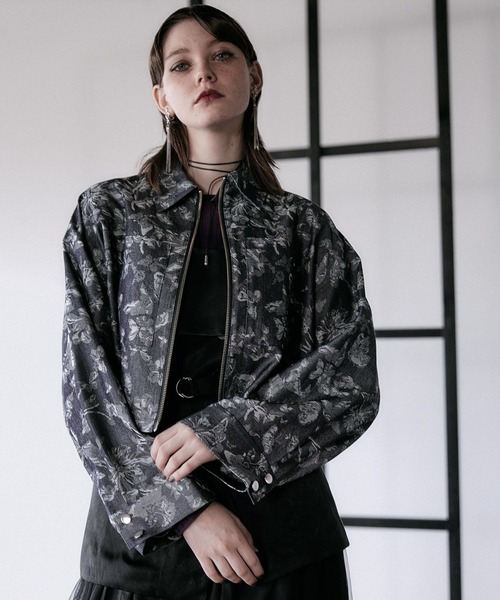 フラワーガラデニムシャツ(HARE)（シャツ/ブラウス）｜HARE（ハレ）の