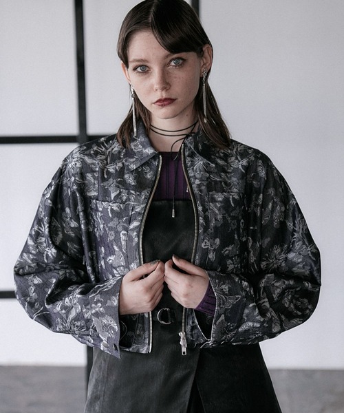 フラワーガラデニムシャツ(HARE)（シャツ/ブラウス）｜HARE（ハレ）の