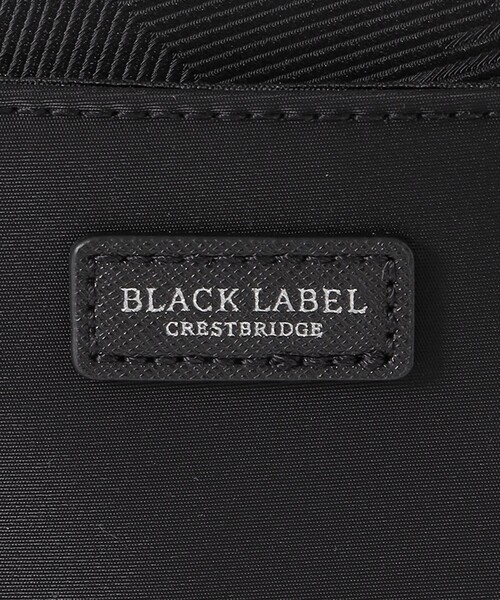 BLACK LABEL CRESTBRIDGE（ブラックレーベル・クレストブリッジ）の「ナイロンコンビカルゼシャドークレストブリッジチェックビジネスミニクロスボディバッグ（ショルダーバッグ・メンズ・ブラック/ネイビー・FREE）」の8枚目の写真