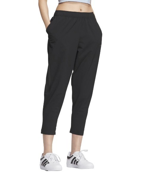 adidas（アディダス）の「アディダス adidas W ACTV ストレッチウーブン クロップパンツ（その他パンツ・レディース・ブラウン/ブラック・S/M/L/XL）」の2枚目の写真