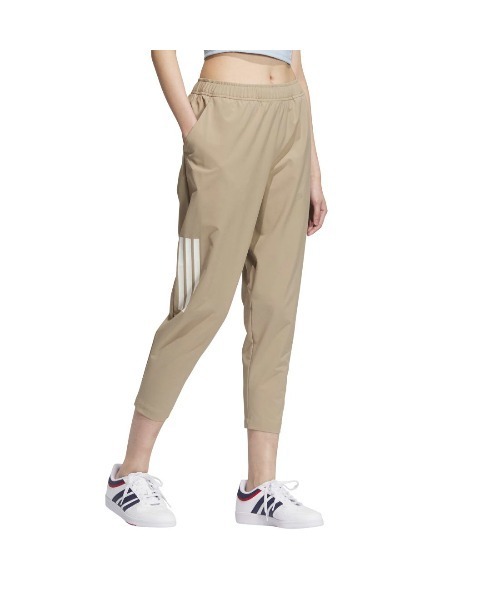 adidas（アディダス）の「アディダス adidas W ACTV ストレッチウーブン クロップパンツ（その他パンツ・レディース・ブラウン/ブラック・S/M/L/XL）」の4枚目の写真