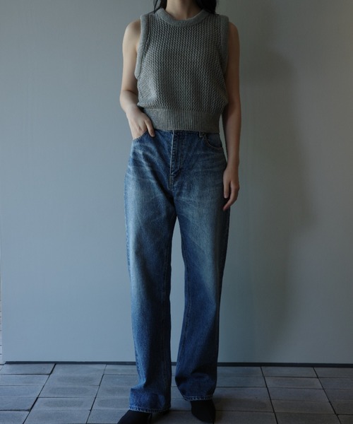CLANE 3D RIB MESH KNIT TOPS（タンクトップ）｜CLANE（クラネ