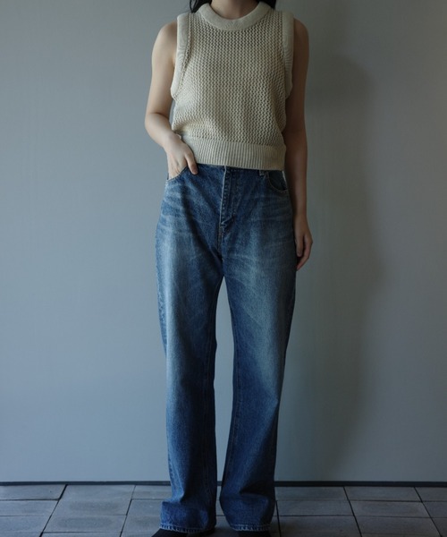 CLANE 3D RIB MESH KNIT TOPS（タンクトップ）｜CLANE（クラネ