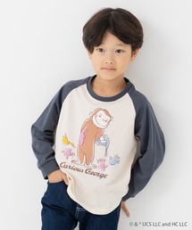 chil2 | 〈おさるのジョージ〉長袖Tシャツ(Tシャツ/カットソー)