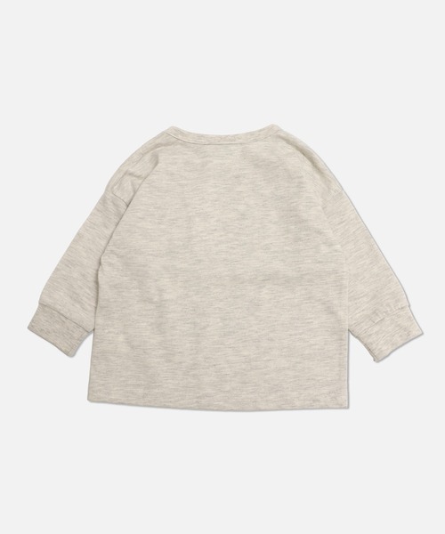 chil2（チルツー）の「〈おさるのジョージ〉長袖Tシャツ（Tシャツ/カットソー・キッズ・ミント/オートミール/ネイビー/チャコールグレー・80ｃｍ/90cm/110cm/100cm/120cm/130cm）」の6枚目の写真