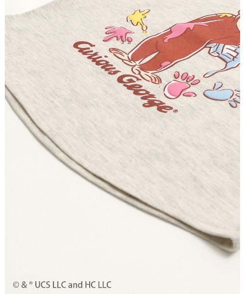 chil2（チルツー）の「〈おさるのジョージ〉長袖Tシャツ（Tシャツ/カットソー・キッズ・ミント/オートミール/ネイビー/チャコールグレー・80ｃｍ/90cm/110cm/100cm/120cm/130cm）」の14枚目の写真