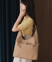 VIS | 【A4収納】フロントベルトソフトショルダーバッグ(ショルダーバッグ)