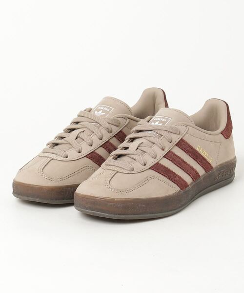 アディダス ガゼル インドア W ベージュ ブラウン ガム スエード 24.5 adidas/アディダス ガゼル インドア / Gazelle Indoor（スニーカー