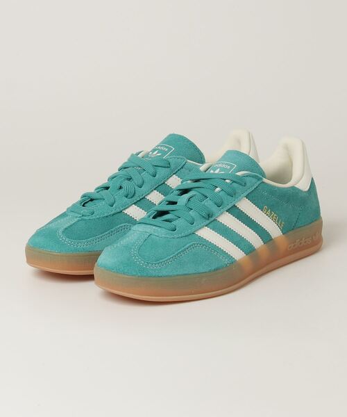 adidas(アディダス)の「adidas/アディダス ガゼル インドア / Gazelle Indoor(スニーカー・メンズ・ネイビー/グリーン/ブラウン/ベージュ・27cm/28cm/23cm/24cm/24.5cm/26cm)」の2枚目の写真