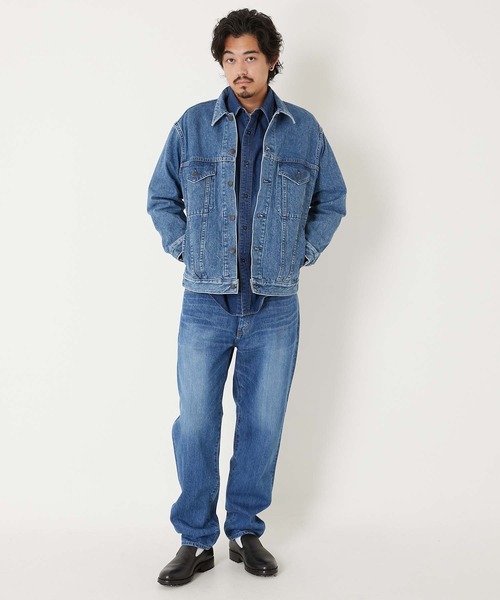 BLUE BLUE(ブルーブルー)の「セルビッチデニム 3rdタイプ フェード トラッカージャケット(デニムジャケット・メンズ・ブルー・S/L/XL/M)」の10枚目の写真