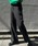 Chikashitsu +i`JVcvXj́uyCSzfull length flare slacks / yV[GXztOXtAXbNXiXbNXjvbubN