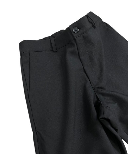 Chikashitsu +（チカシツプラス）の「【CS】full length flare slacks / 【シーエス】フルレングスフレアスラックス（スラックス・メンズ・ブラック・S/M）」の8枚目の写真