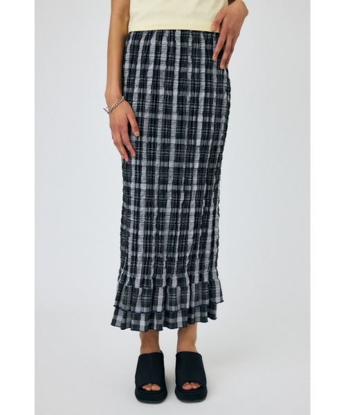 MOUSSY（マウジー）の「【EC・一部店舗限定】【セットアップ対応】SHIRRING MERMAID スカート（スカート・レディース・ブラック系その他/ブラック・1/2）」の8枚目の写真