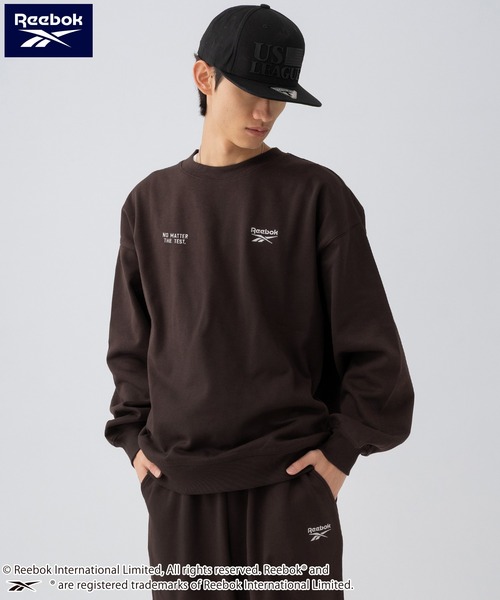 Reebok(リーボック)の「Reebok/リーボック ブランド ロゴ ワンポイント 裏毛 スウェット セットアップ 上下セット ルームウェア スポーツウェア(セットアップ・メンズ・ブラック/アッシュグレー/グリーン/ブラウン・L/M/LL/S)」の3枚目の写真