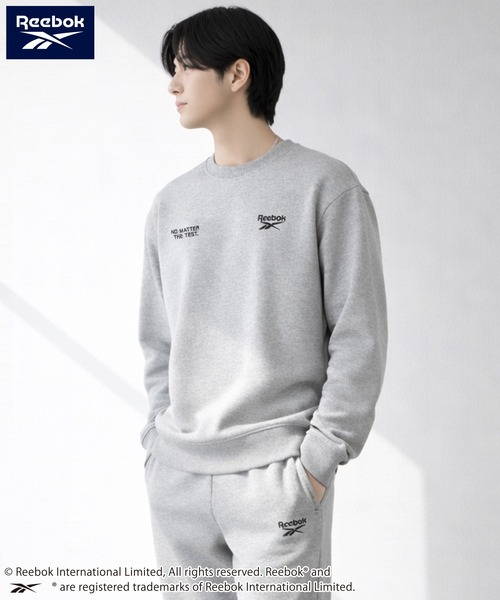 Reebok(リーボック)の「Reebok/リーボック ブランド ロゴ ワンポイント 裏毛 スウェット セットアップ 上下セット ルームウェア スポーツウェア(セットアップ・メンズ・ブラック/アッシュグレー/グリーン/ブラウン・L/M/LL/S)」の10枚目の写真