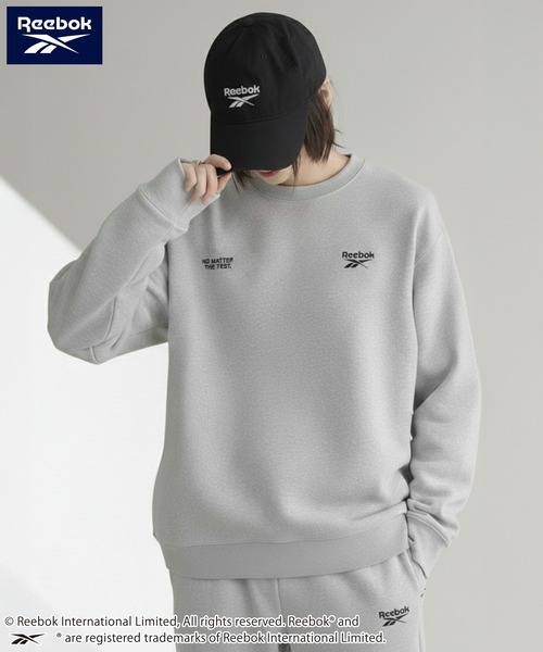 Reebok(リーボック)の「Reebok/リーボック ブランド ロゴ ワンポイント 裏毛 スウェット セットアップ 上下セット ルームウェア スポーツウェア(セットアップ・メンズ・ブラック/アッシュグレー/グリーン/ブラウン・L/M/LL/S)」の11枚目の写真