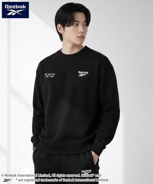 Reebok(リーボック)の「Reebok/リーボック ブランド ロゴ ワンポイント 裏毛 スウェット セットアップ 上下セット ルームウェア スポーツウェア(セットアップ・メンズ・ブラック/アッシュグレー/グリーン/ブラウン・L/M/LL/S)」の8枚目の写真