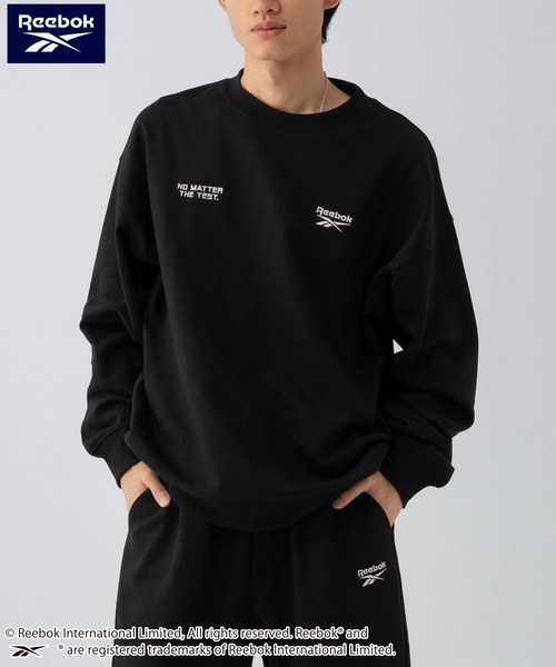 Reebok(リーボック)の「Reebok/リーボック ブランド ロゴ ワンポイント 裏毛 スウェット セットアップ 上下セット ルームウェア スポーツウェア(セットアップ・メンズ・ブラック/アッシュグレー/グリーン/ブラウン・L/M/LL/S)」の9枚目の写真