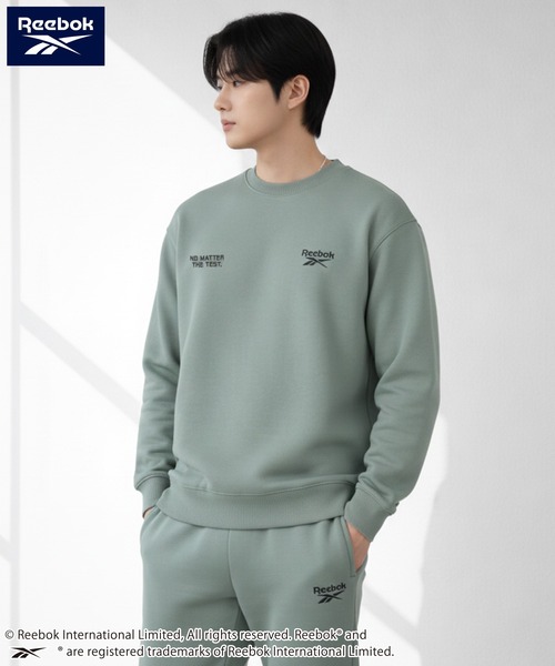 Reebok(リーボック)の「Reebok/リーボック ブランド ロゴ ワンポイント 裏毛 スウェット セットアップ 上下セット ルームウェア スポーツウェア(セットアップ・メンズ・ブラック/アッシュグレー/グリーン/ブラウン・L/M/LL/S)」の12枚目の写真