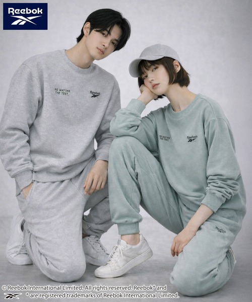 Reebok(リーボック)の「Reebok/リーボック ブランド ロゴ ワンポイント 裏毛 スウェット セットアップ 上下セット ルームウェア スポーツウェア(セットアップ・メンズ・ブラック/アッシュグレー/グリーン/ブラウン・L/M/LL/S)」の6枚目の写真