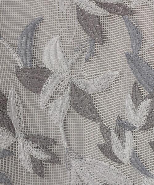 couture brooch（クチュールブローチ）の「【花柄・きれいめ・通勤】リンドウエンブロメッシュスカート（スカート・レディース・ブルー系8/グレー系3・42/40/38/36）」の15枚目の写真