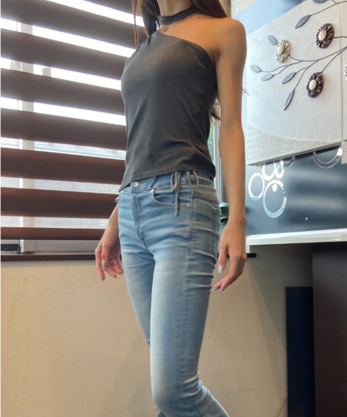 今期新作　room306 アシンメトリーワンショルダー　トップス room306 CONTEMPORARY / Asymmetry Ruffle One-shoulder Tops
