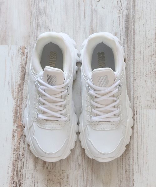 K-SWISS(ケースイス)の「【K-SWISS/ケースイス】レースアップ 厚底スニーカー(スニーカー・レディース・ホワイト/ブラック・24.5cm/23.0cm/24.0cm/23.5cm)」の13枚目の写真