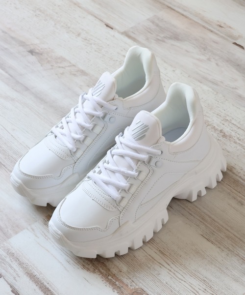 セール】【K-SWISS/ケースイス】レースアップ 厚底スニーカー