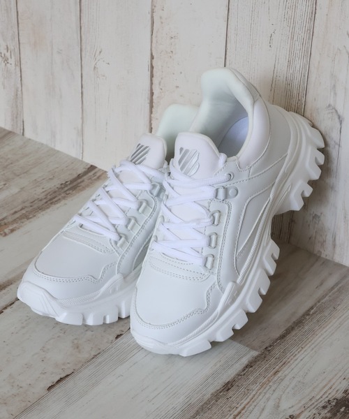 K-SWISS(ケースイス)の「【K-SWISS/ケースイス】レースアップ 厚底スニーカー(スニーカー・レディース・ホワイト/ブラック・24.5cm/23.0cm/24.0cm/23.5cm)」の21枚目の写真