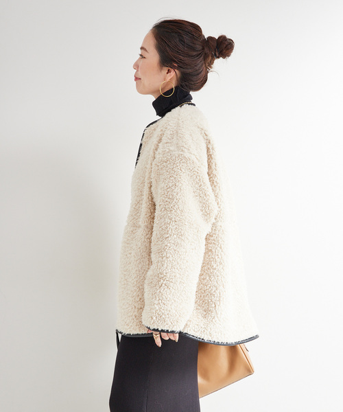 追加3》ボアパイピングブルゾン（その他アウター）｜B.C STOCK