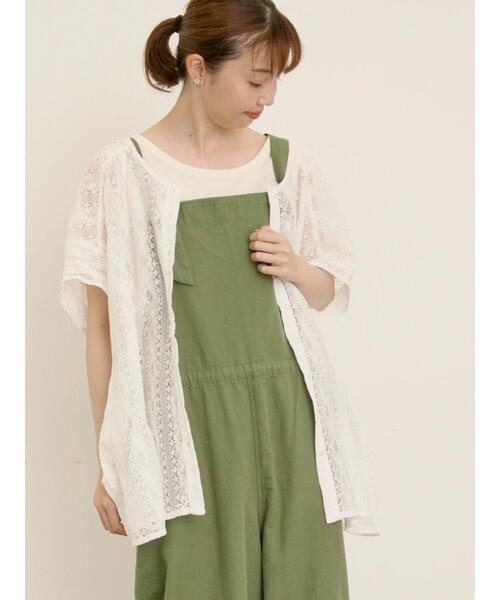 Samansa Mos2(サマンサ モスモス)の「2WAYレースベスト(ベスト・レディース・キナリ/チャコールグレー/オフホワイト・F)」の6枚目の写真