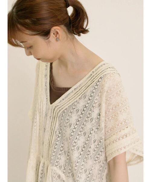 Samansa Mos2(サマンサ モスモス)の「2WAYレースベスト(ベスト・レディース・キナリ/チャコールグレー/オフホワイト・F)」の14枚目の写真