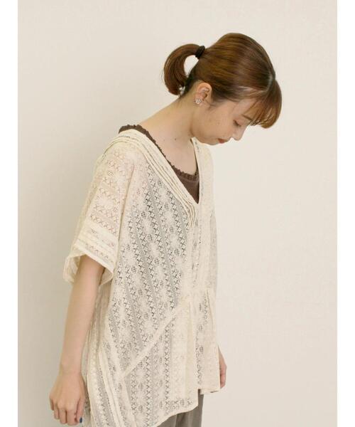 Samansa Mos2(サマンサ モスモス)の「2WAYレースベスト(ベスト・レディース・キナリ/チャコールグレー/オフホワイト・F)」の15枚目の写真