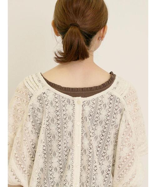 Samansa Mos2(サマンサ モスモス)の「2WAYレースベスト(ベスト・レディース・キナリ/チャコールグレー/オフホワイト・F)」の16枚目の写真