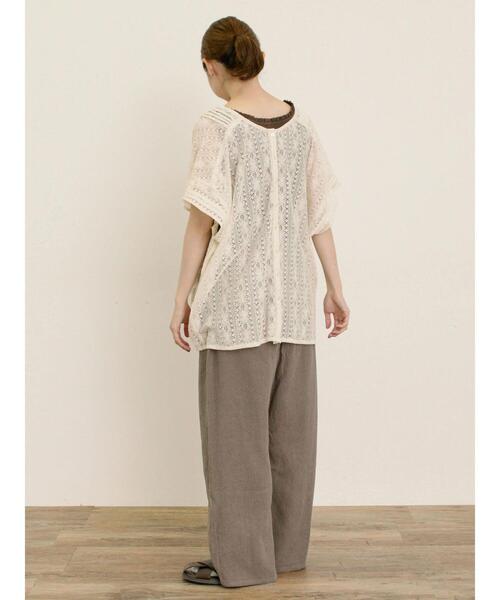 Samansa Mos2(サマンサ モスモス)の「2WAYレースベスト(ベスト・レディース・キナリ/チャコールグレー/オフホワイト・F)」の19枚目の写真