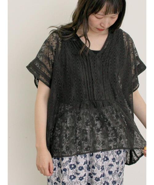 Samansa Mos2(サマンサ モスモス)の「2WAYレースベスト(ベスト・レディース・キナリ/チャコールグレー/オフホワイト・F)」の21枚目の写真