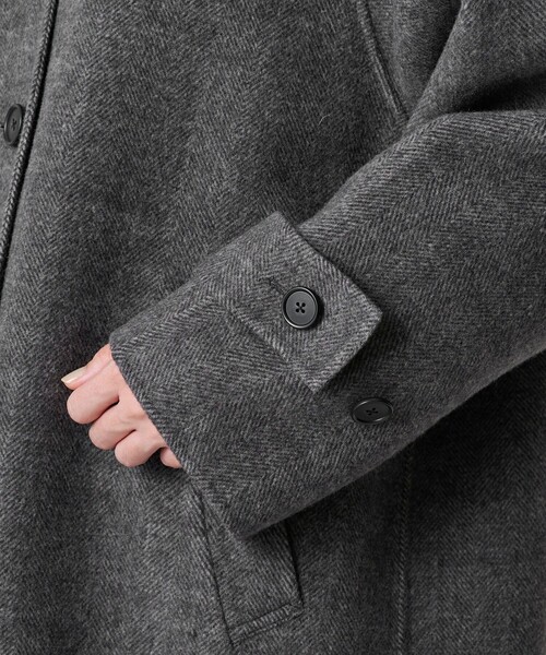 新品 BEAUTY＆YOUTE リバーステンカラーロングコート S 茶 リバー