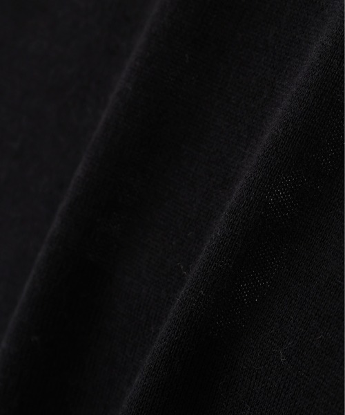 MARGARET HOWELL（マーガレットハウエル）の「WASHABLE WOOL（ニット/セーター・レディース・ブラック/ワインレッド・2）」の7枚目の写真