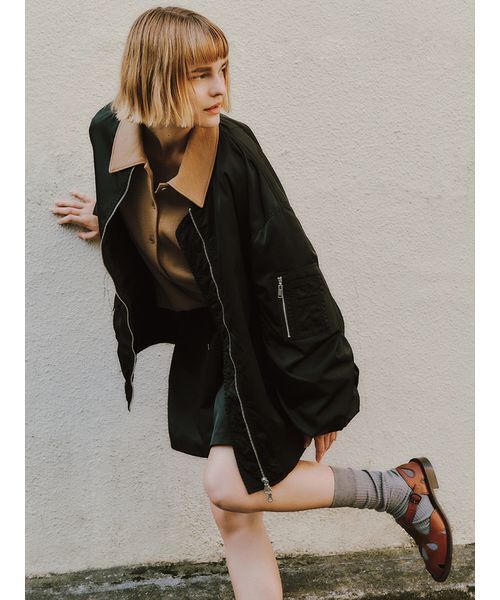 styling/（スタイリング）の「カシュクール2WAYシャツ（シャツ/ブラウス・レディース・モカ/オフホワイト/グレー/ブルー・F）」の18枚目の写真