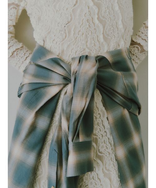 styling/（スタイリング）の「カシュクール2WAYシャツ（シャツ/ブラウス・レディース・モカ/オフホワイト/グレー/ブルー・F）」の21枚目の写真