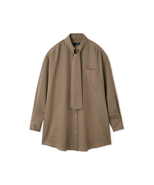 styling/（スタイリング）の「カシュクール2WAYシャツ（シャツ/ブラウス・レディース・モカ/オフホワイト/グレー/ブルー・F）」の3枚目の写真