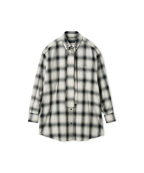 styling/（スタイリング）の「カシュクール2WAYシャツ（シャツ/ブラウス・レディース・モカ/オフホワイト/グレー/ブルー・F）」の16枚目の写真