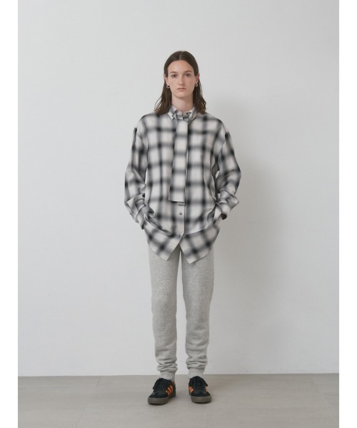 styling/（スタイリング）の「カシュクール2WAYシャツ（シャツ/ブラウス・レディース・モカ/オフホワイト/グレー/ブルー・F）」の5枚目の写真