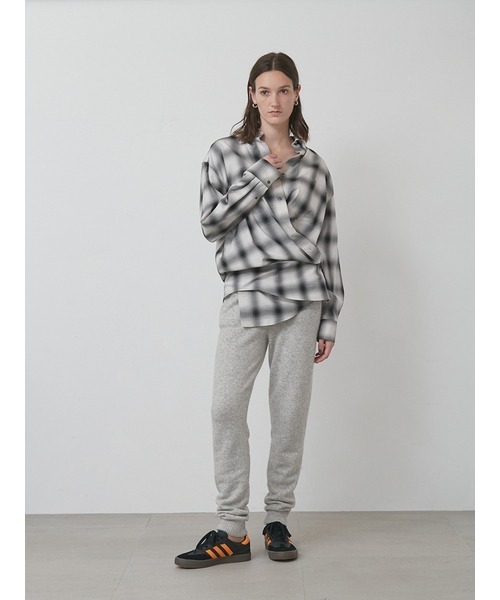 styling/（スタイリング）の「カシュクール2WAYシャツ（シャツ/ブラウス・レディース・モカ/オフホワイト/グレー/ブルー・F）」の13枚目の写真