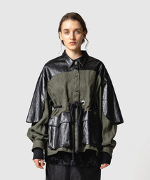 ジャケット・アウター A&S / Bulky sleeve no collar jacket ジャケット・アウター A&S / Bulky sleeve no collar jacket A&S